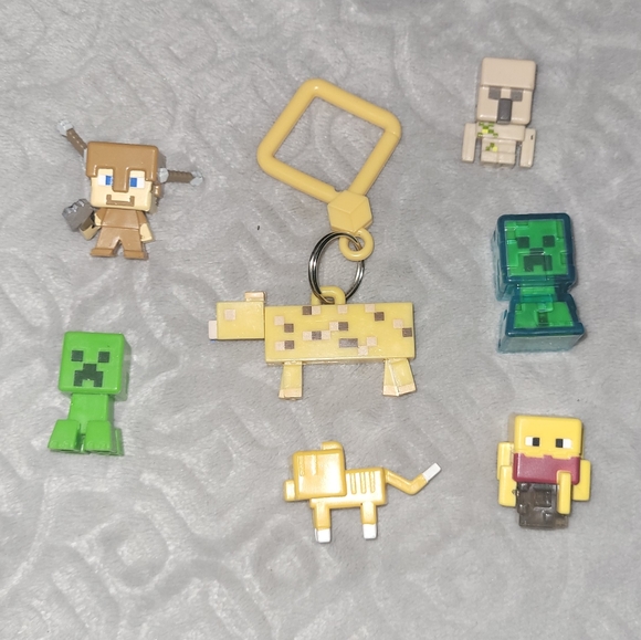 7 Piece MINECRAFT Figure Set - Picture 2 of 8